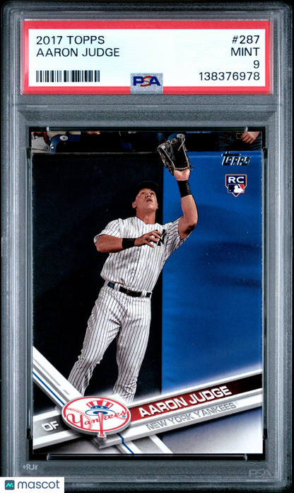 2017 Topps Aaron Judge Rookie #287 PSA 9