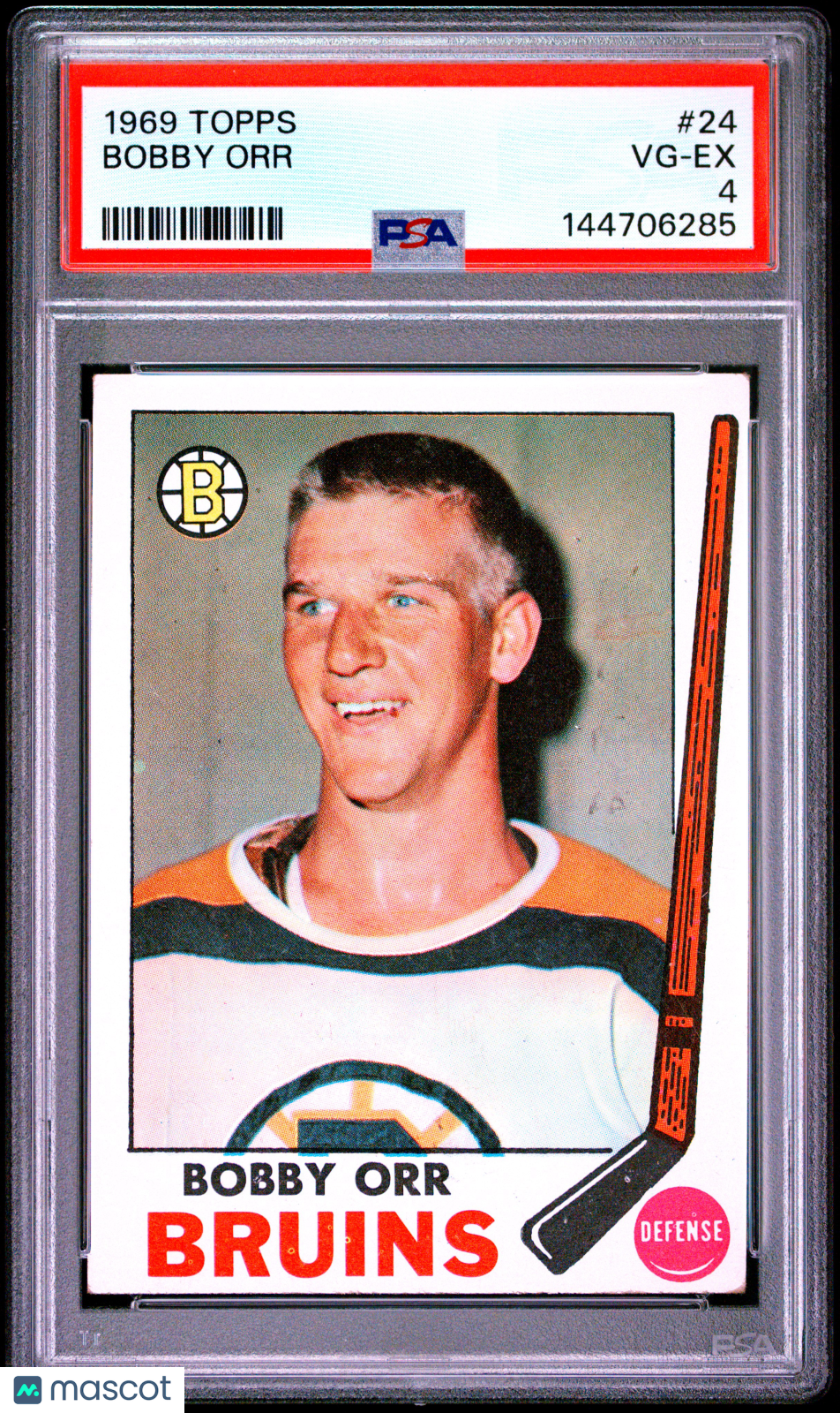1969-70 Topps Bobby Orr #24 PSA 4