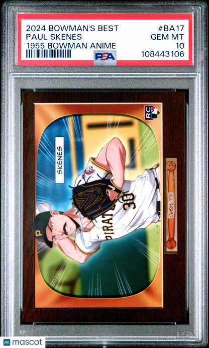 2024 Bowman's Best Paul Skenes Rookie Anime PSA 10