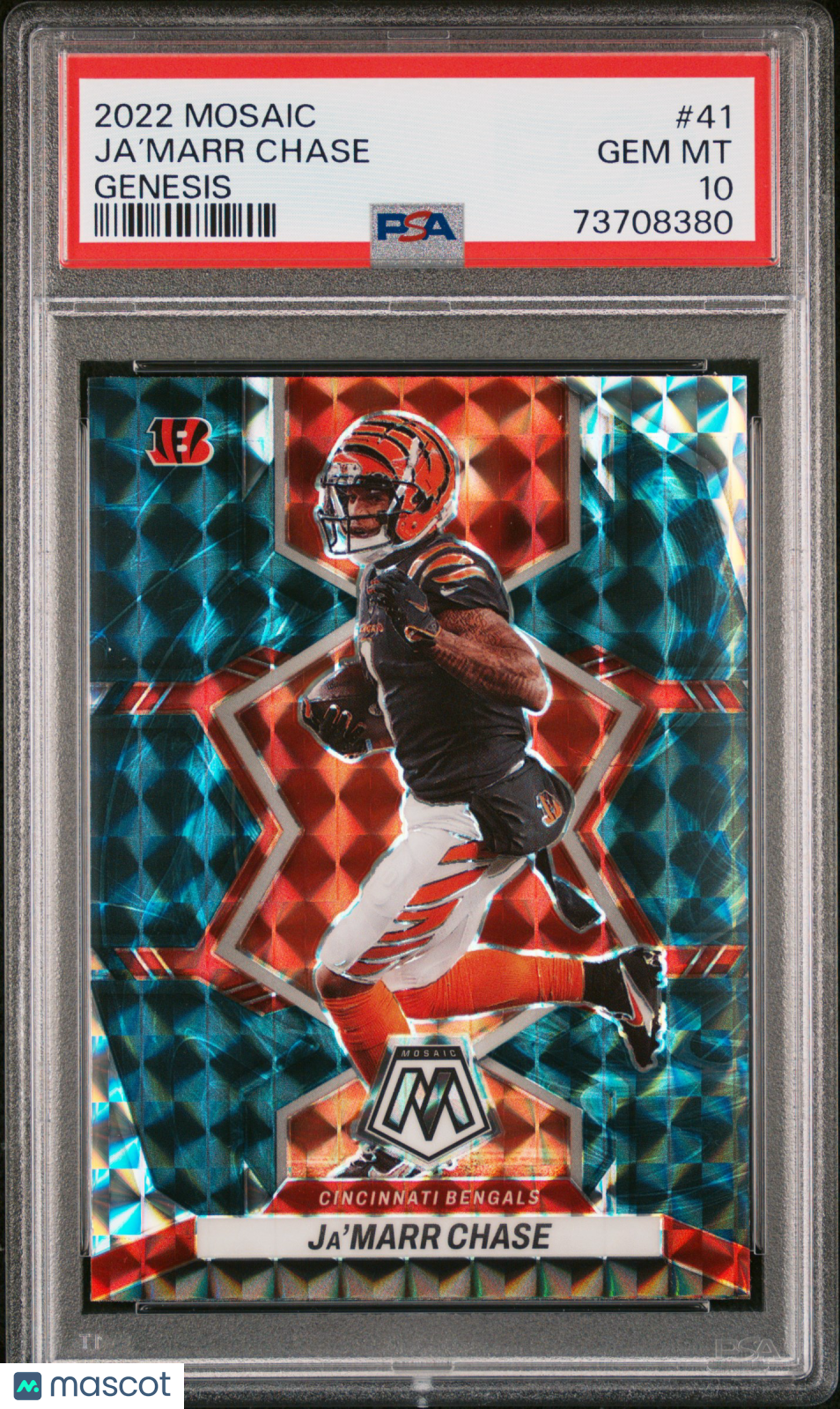 2022 Mosaic Ja'marr Chase Genesis PSA 10