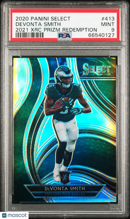 2021 Select Football Devonta Smith XRC Rookie PSA 9 RC