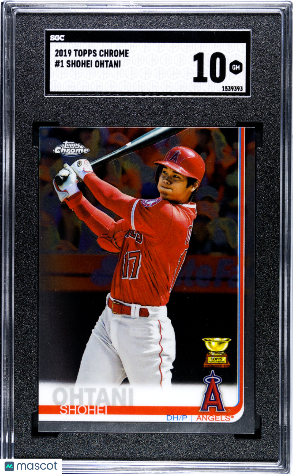 2019 Topps Chrome Shohei Ohtani #1 Cup Rookie SGC 10