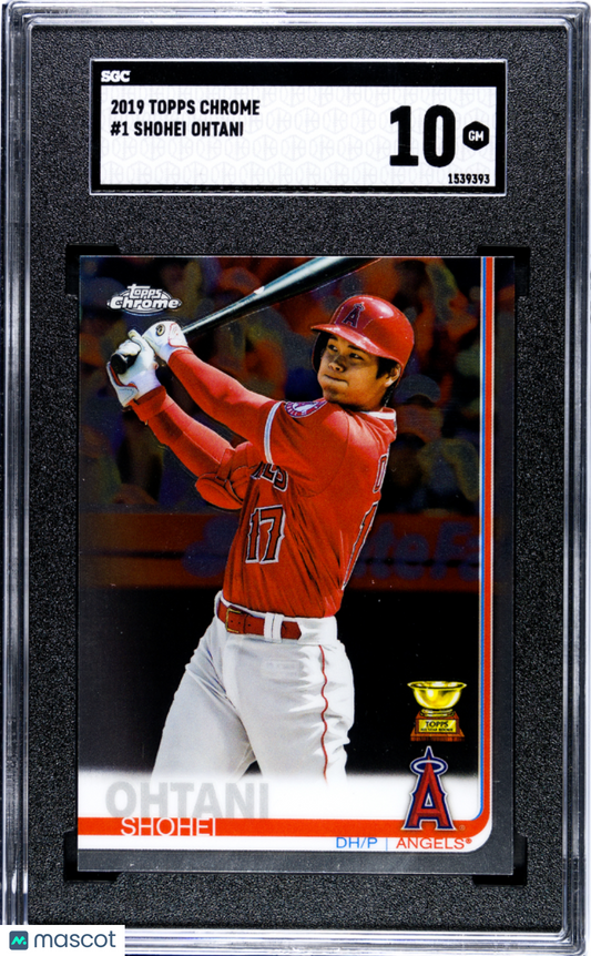 2019 Topps Chrome Shohei Ohtani #1 Cup Rookie SGC 10