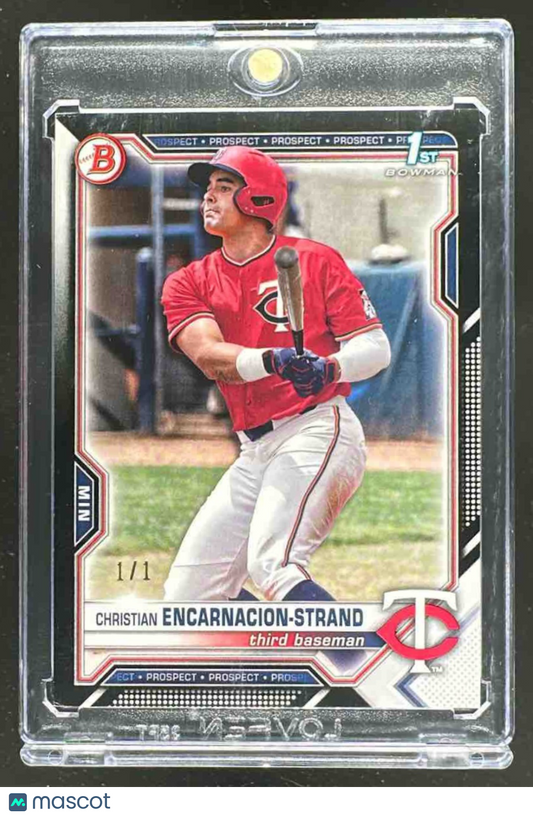 2021 Bowman Draft Christian Encarnacion-Strand #BD-9 1/1 1st