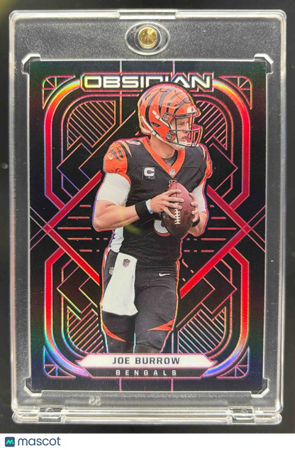2021 Panini Obsidian Joe Burrow #19 Electric Etch Gold Flood 1/10 Bengals