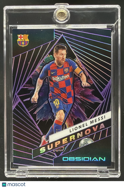 2019-20 Obsidian Lionel Messi Supernova Purple /65