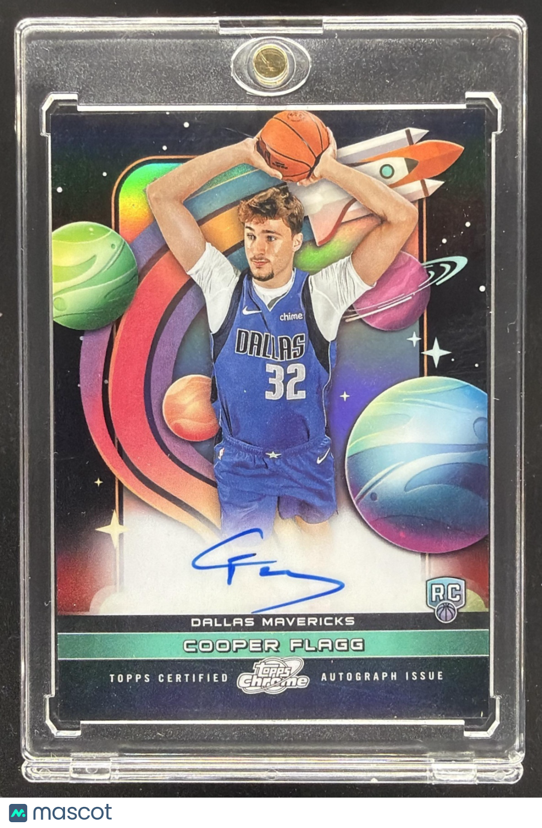 2025-26 Topps Cosmic Chrome Cooper Flagg #FF-CF First Flight Signatures RC Auto