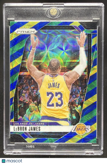 2024-25 Panini Prizm LeBron James #130 Choice Blue, Yellow and Green