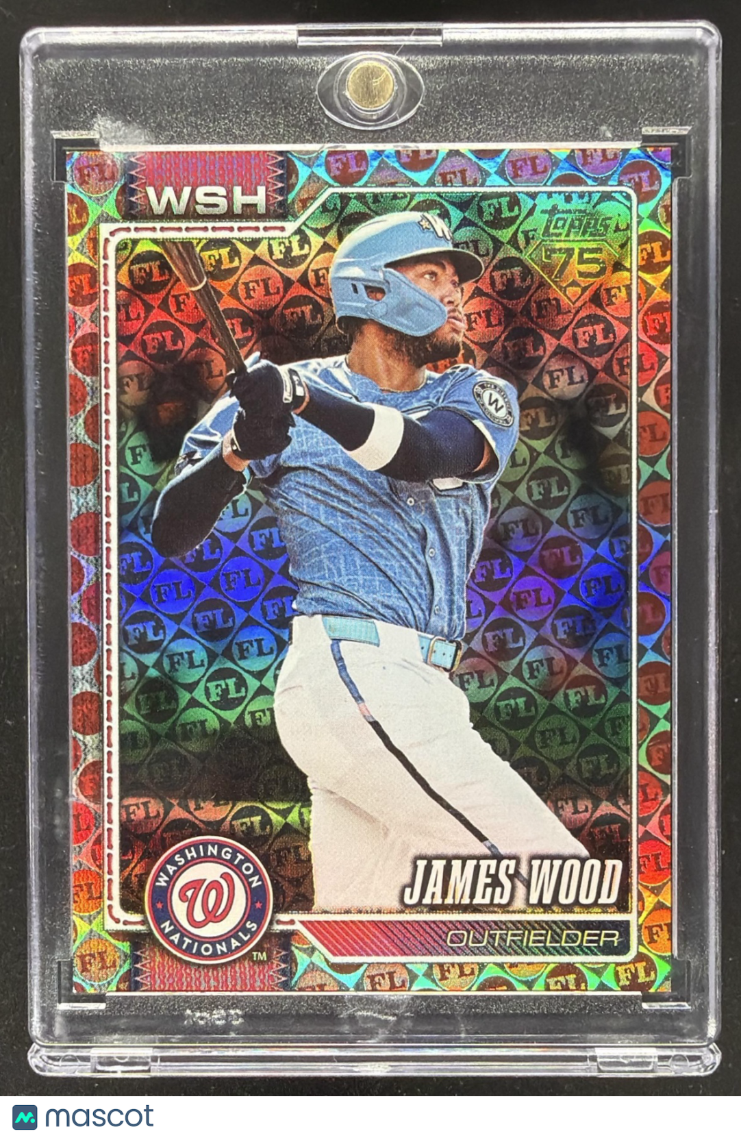 2026 Topps Series 1 James Wood #349 Red Sandglitter /5