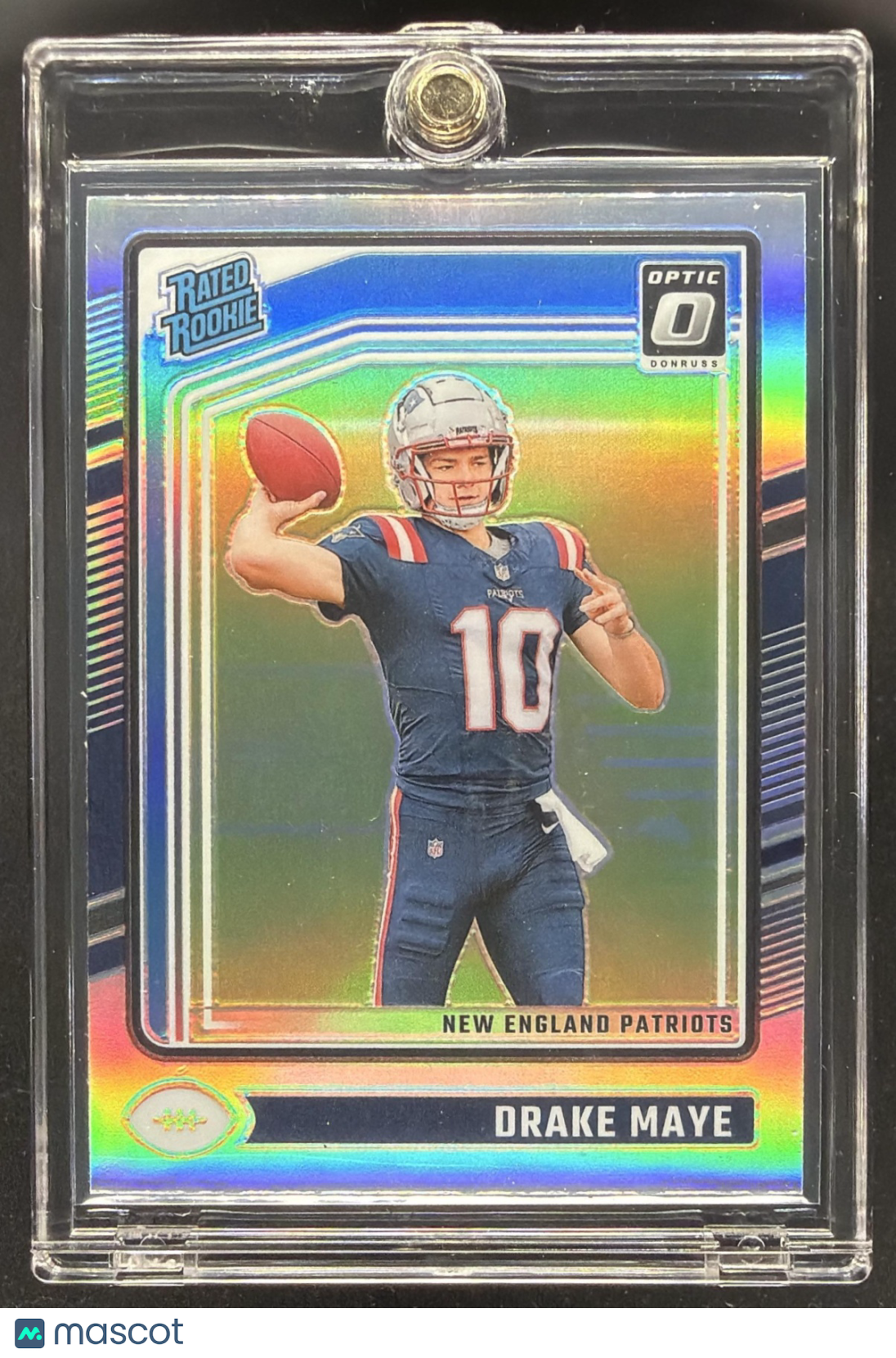 2024 Panini Donruss Optic Drake Maye #229 Holo Rated Rookie