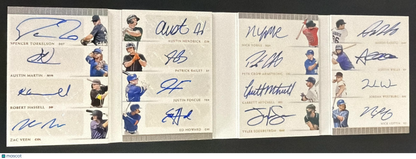 2021 National Treasures 16 Auto Booklet Torkelson Armstrong Soderstrom Wells /15