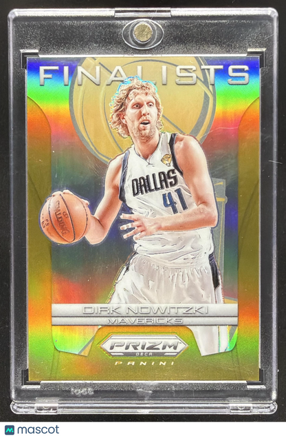 2023-24 Panini Prizm Deca Dirk Nowitzki #8 Finalists Gold 1/10
