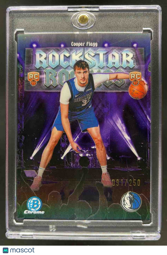 2025 Bowman Cooper Flagg #RR-1 Chrome Rockstar Rookies Purple Refractor /250 RC