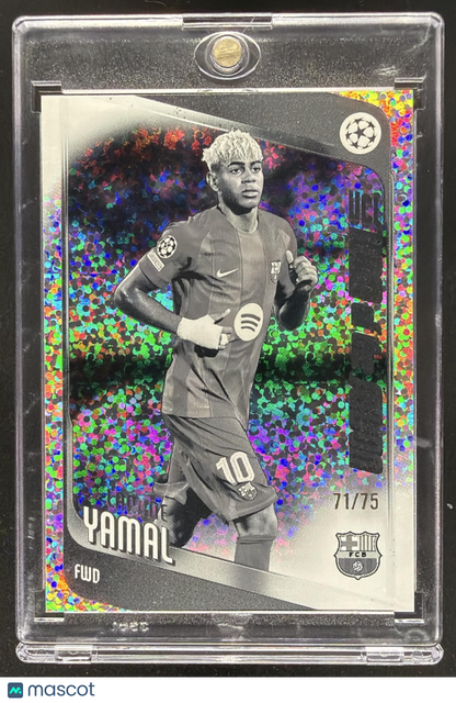 2025-26 Topps Carnaval UEFA Lamine Yamal #10 Samba Purple 71/75