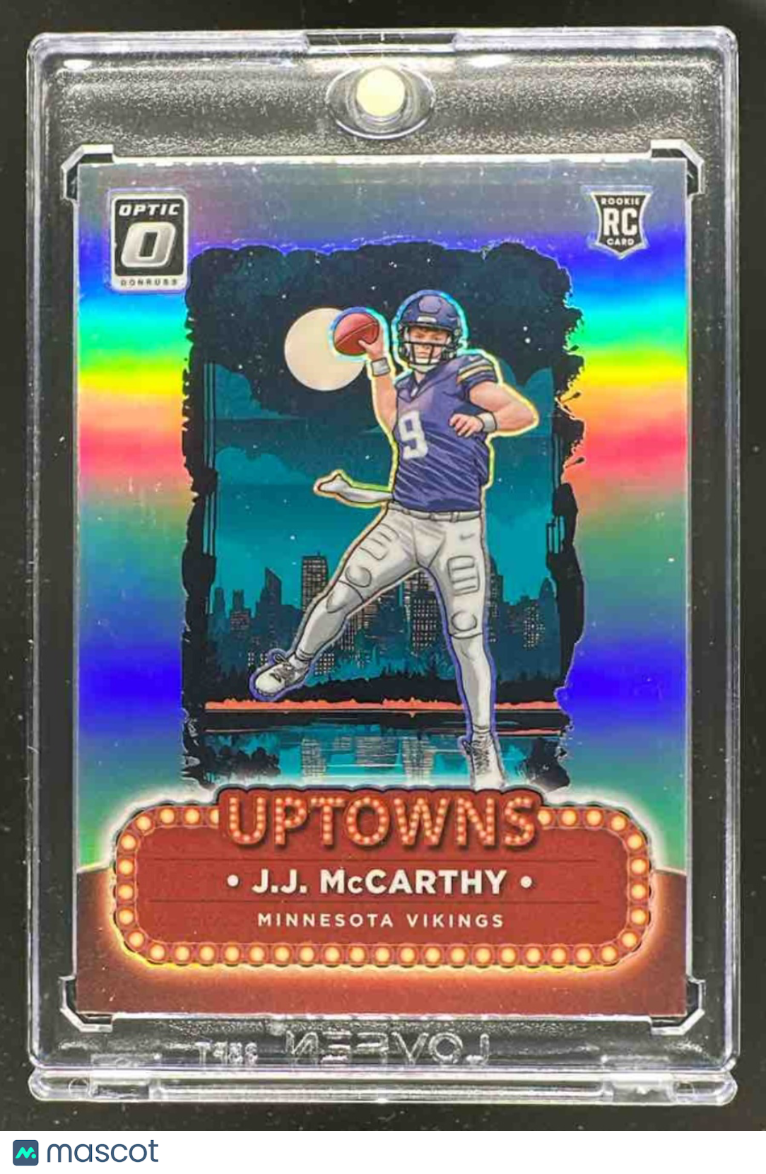 2024 Panini Donruss Optic J.J. McCarthy #10 Uptowns RC SSP Vikings
