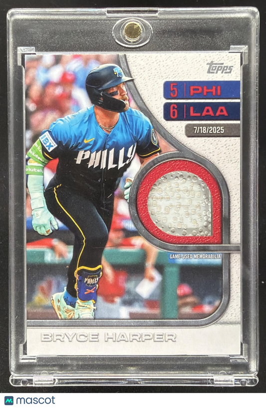 2026 Topps Series 2 Bryce Harper #RTB-BHR Rounding the Bases Relic MEM