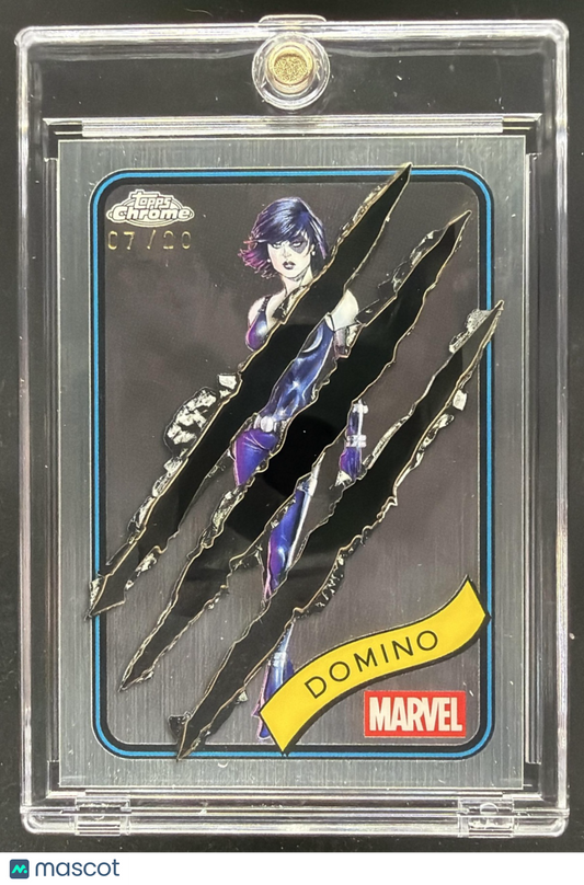 2025 Topps Chrome Marvel Sapphire Domino #154 /20