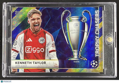 2025 Topps UEFA CC Kenneth Taylor #TC-34 1/1 Trophy Chasers
