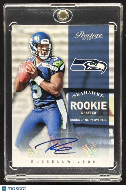 2012 Panini Prestige Russell Wilson #238 Rookie Auto /499 RC