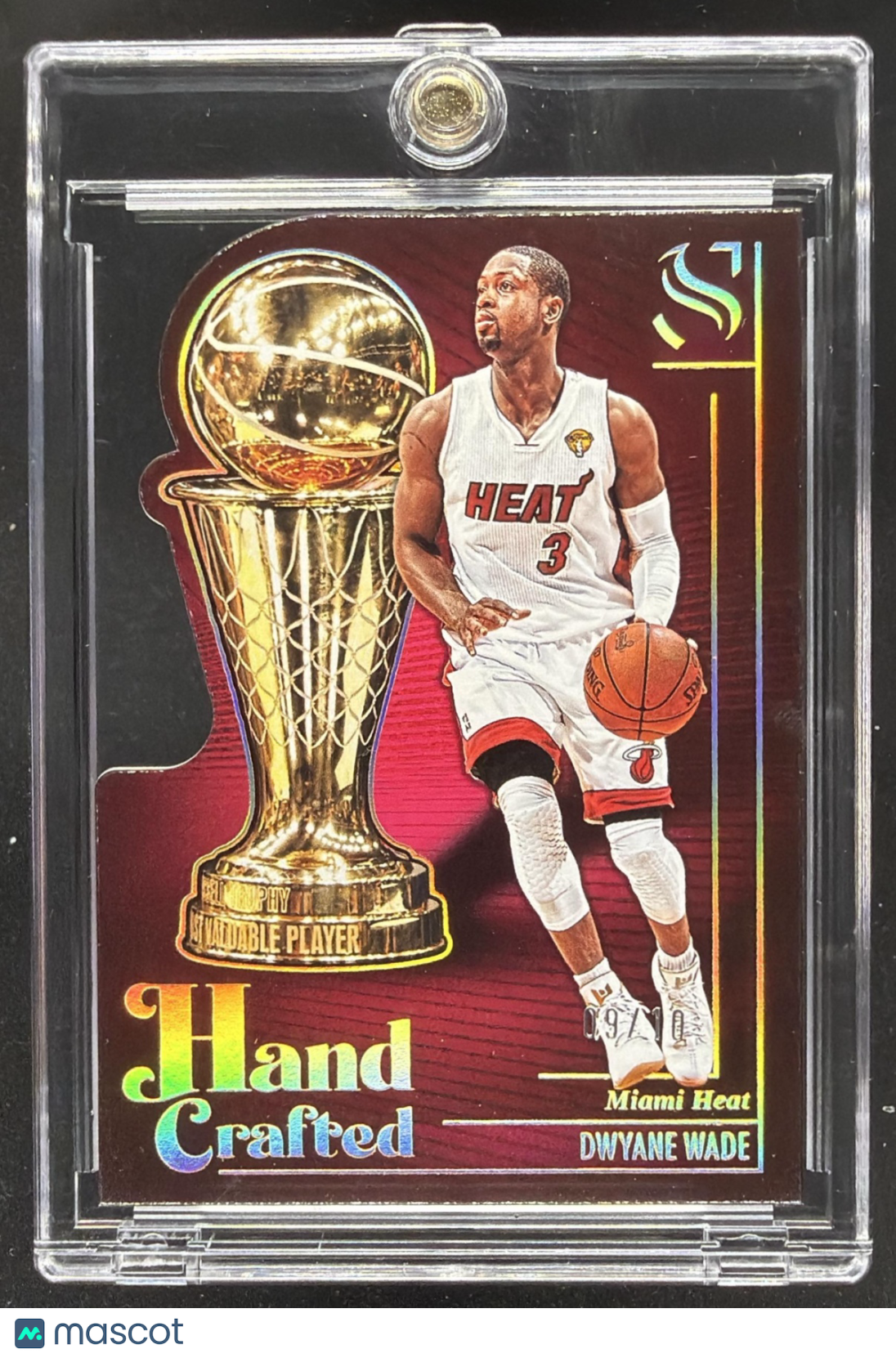 2024-25 Panini Silhouette Dwyane Wade #3 Hand Crafted Holo Gold 9/10