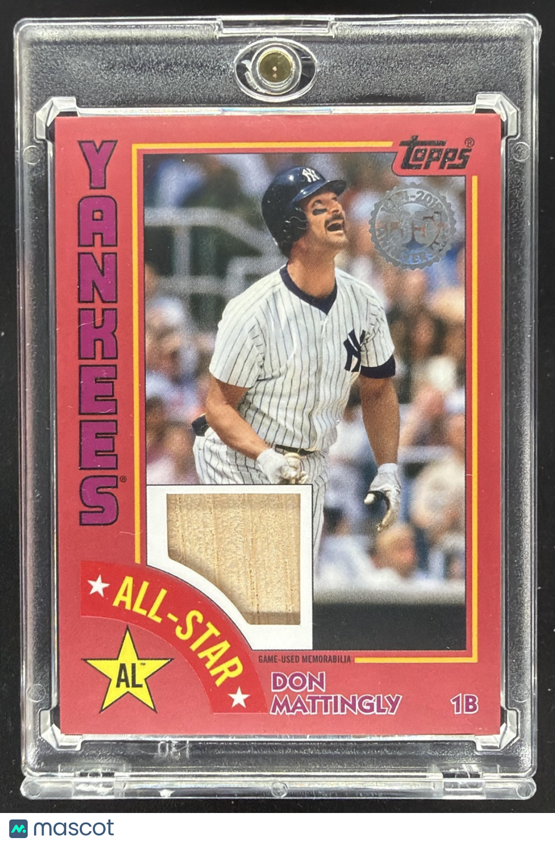 2019 Topps Don Mattingly #ASR-DT 1984 Baseball All-Stars Relics Red 12/25 MEM