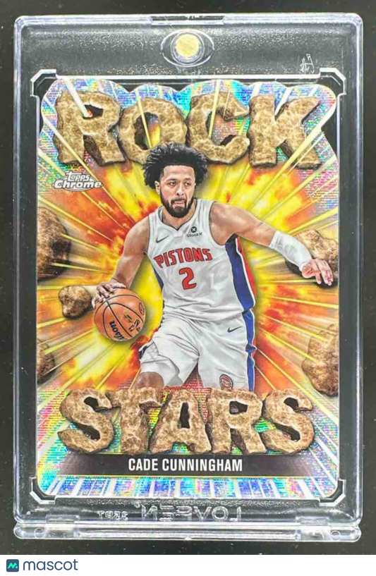 2025-26 Topps Chrome Cade Cunningham #RS-5 Rock Stars SSP Pistons