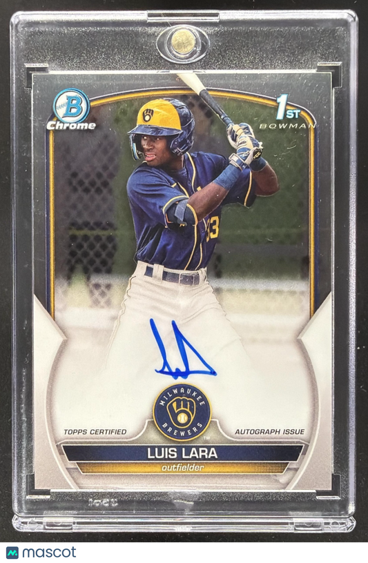 2023 Bowman Chrome Luis Lara #CPA-LL Auto 1st Prospect