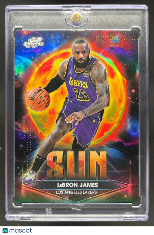 2025-26 Topps Cosmic Chrome LeBron James #PPS-2 Planetary Pursuit Sun SSP