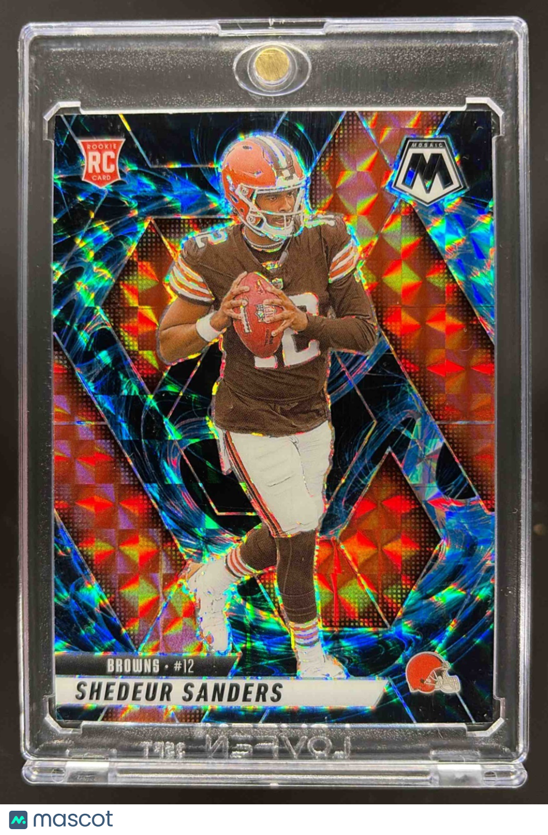 2025 Panini Mosaic Shedeur Sanders #302 Rookies Genesis Prizm RC