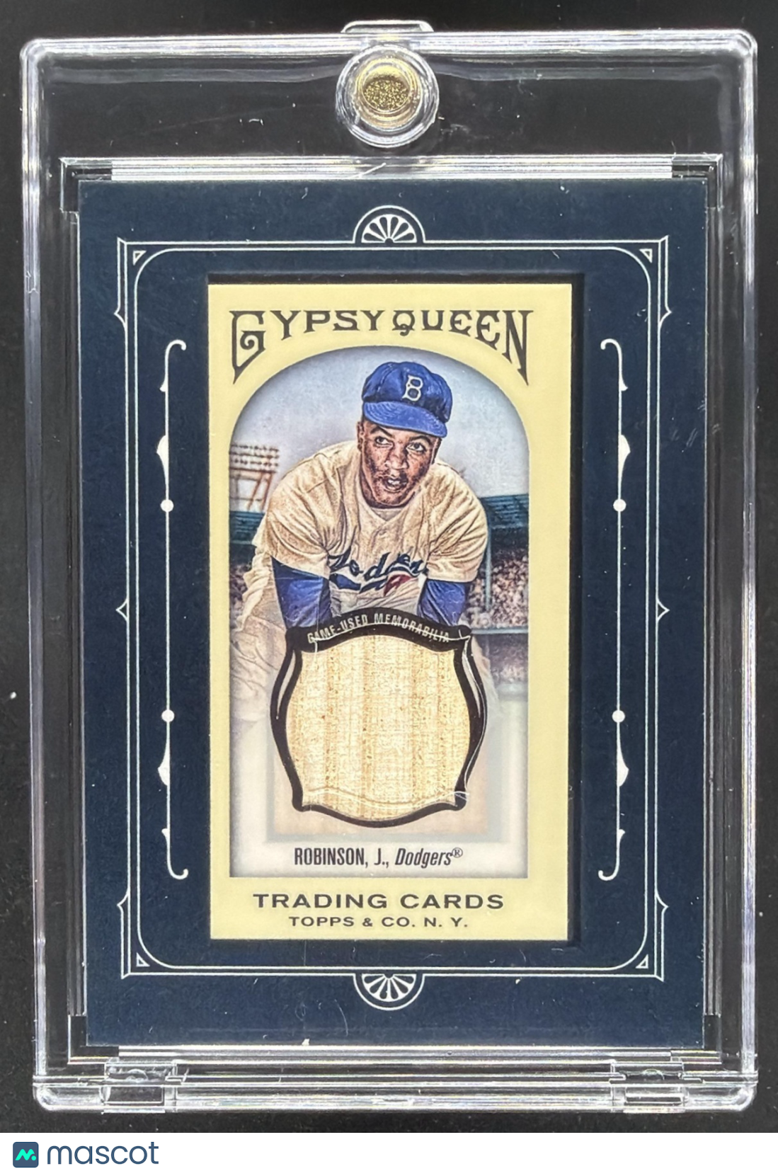 2011 Topps Gypsy Queen Jackie Robinson #FMRC-JR Framed Mini Relics