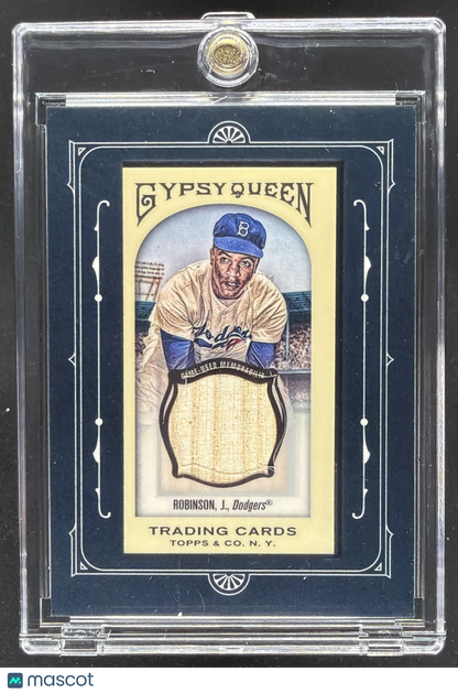 2011 Topps Gypsy Queen Jackie Robinson #FMRC-JR Framed Mini Relics