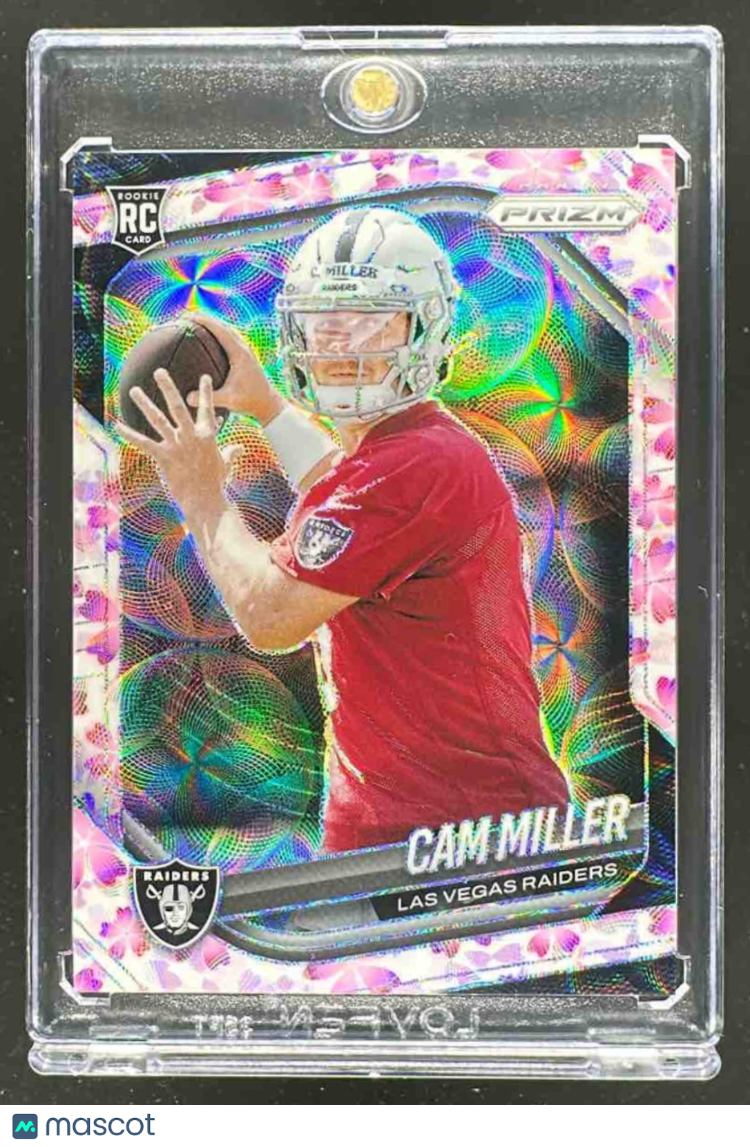 2025 Panini Prizm Cam Miller #362 Cherry Blossom 7/15 RC Raiders
