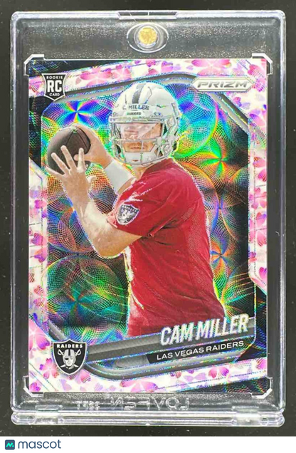 2025 Panini Prizm Cam Miller #362 Cherry Blossom 7/15 RC Raiders