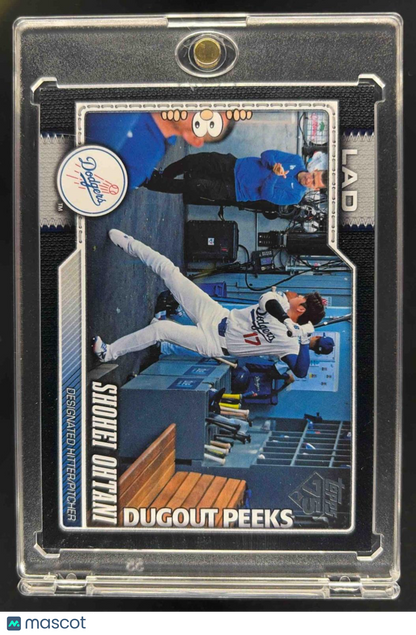 2026 Topps Shohei Ohtani #200 Dugout Peeks Black 6/10 Dodgers