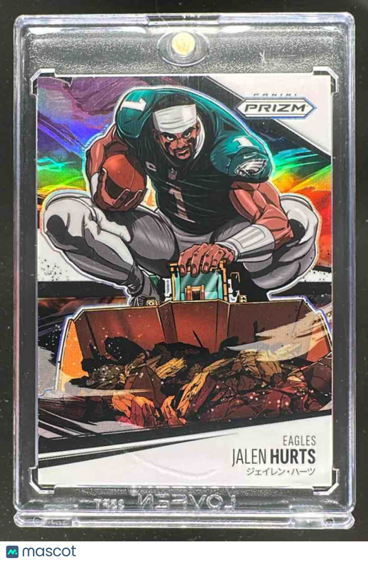 2025 Panini Prizm Jalen Hurts #2 Manga Case Hit Vertical Eagles