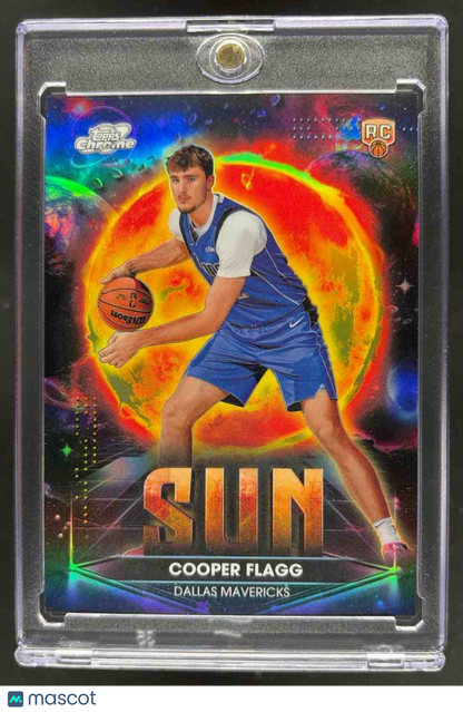 2025-26 Topps Cosmic Chrome Cooper Flagg #PPS-8 Planetary Pursuit Sun RC SSP