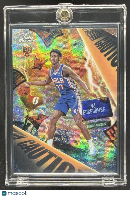 2025-26 Topps Chrome VJ Edgecombe #AD-3 Advisory RC SSP