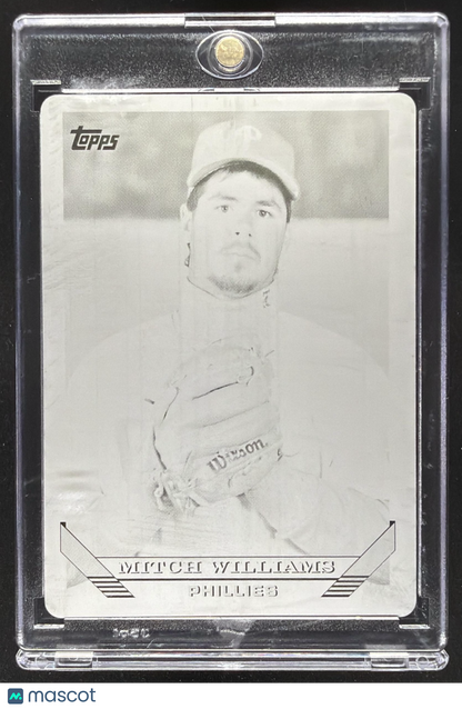 2005 Topps All-Time Fan Favorites Mitch Williams #79 Printing Plate 1/1