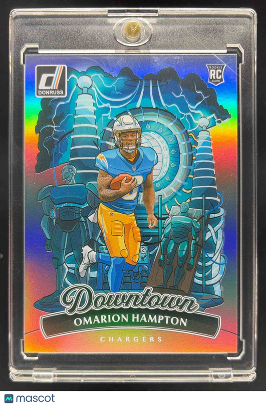 2025 Panini Donruss Omarion Hampton #16 Downtown RC Case Hit