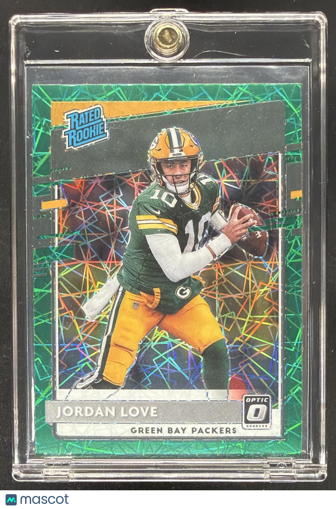 2020 Panini Donruss Optic Jordan Love #154 Green Velocity Prizm RC
