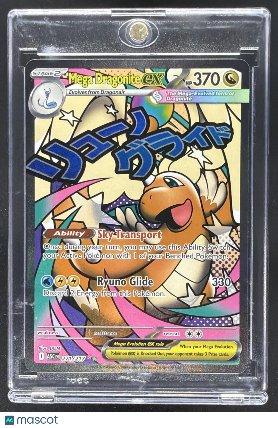 2026 Pokemon Ascended Heroes Mega Dragonite ex #271/217 Attack Rare