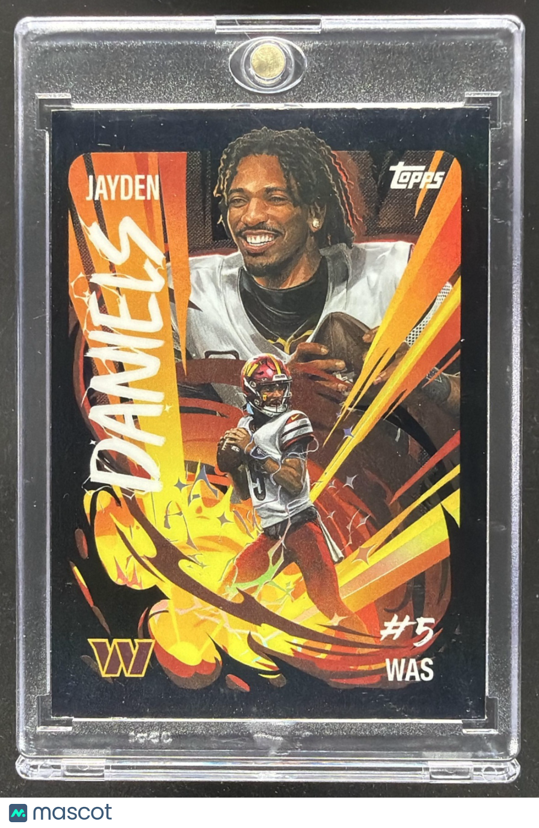 2025 Topps Chrome Jayden Daniels #UV-19 Ultra Violet SSP
