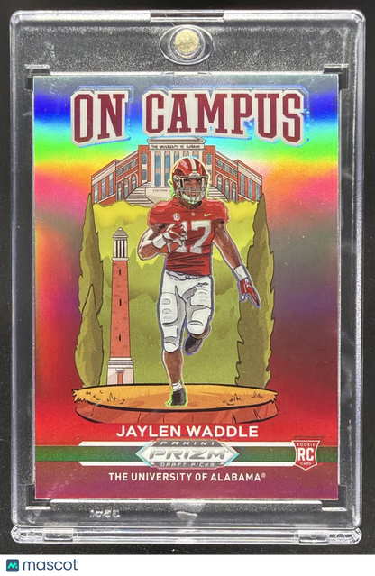 2021 Panini Prizm DP Jaylen Waddle On Campus