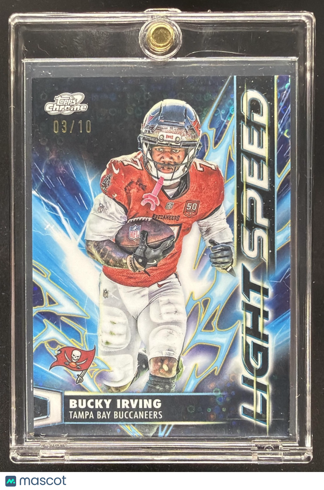 2025 Topps Cosmic Chrome Bucky Irving #LS-22 Light Speed Eclipse Refractor /10