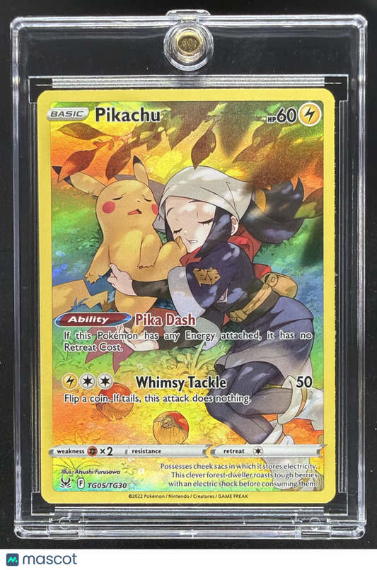2022 Pokemon Sword & Shield Lost Origin Pikachu #TG05/TG30