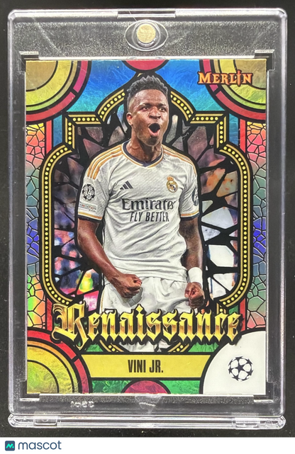 2023-24 Topps Chrome Merlin UEFA Club Competitions Vini Jr. #R-7 Renaissance