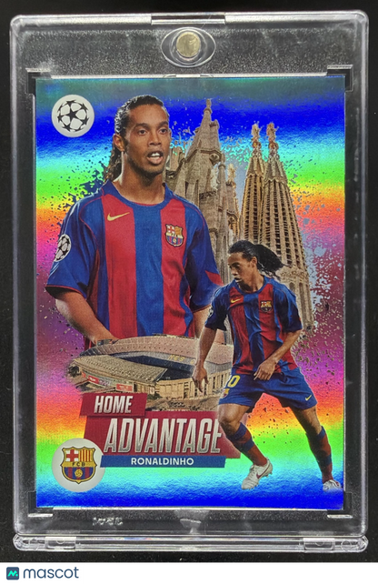 2025-26 Topps UEFA CC Ronaldinho #HP-3 Home Pitch Advantage