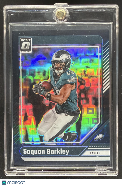 2024 Panini Donruss Optic Saquon Barkley #159 Black Pandora 21/25