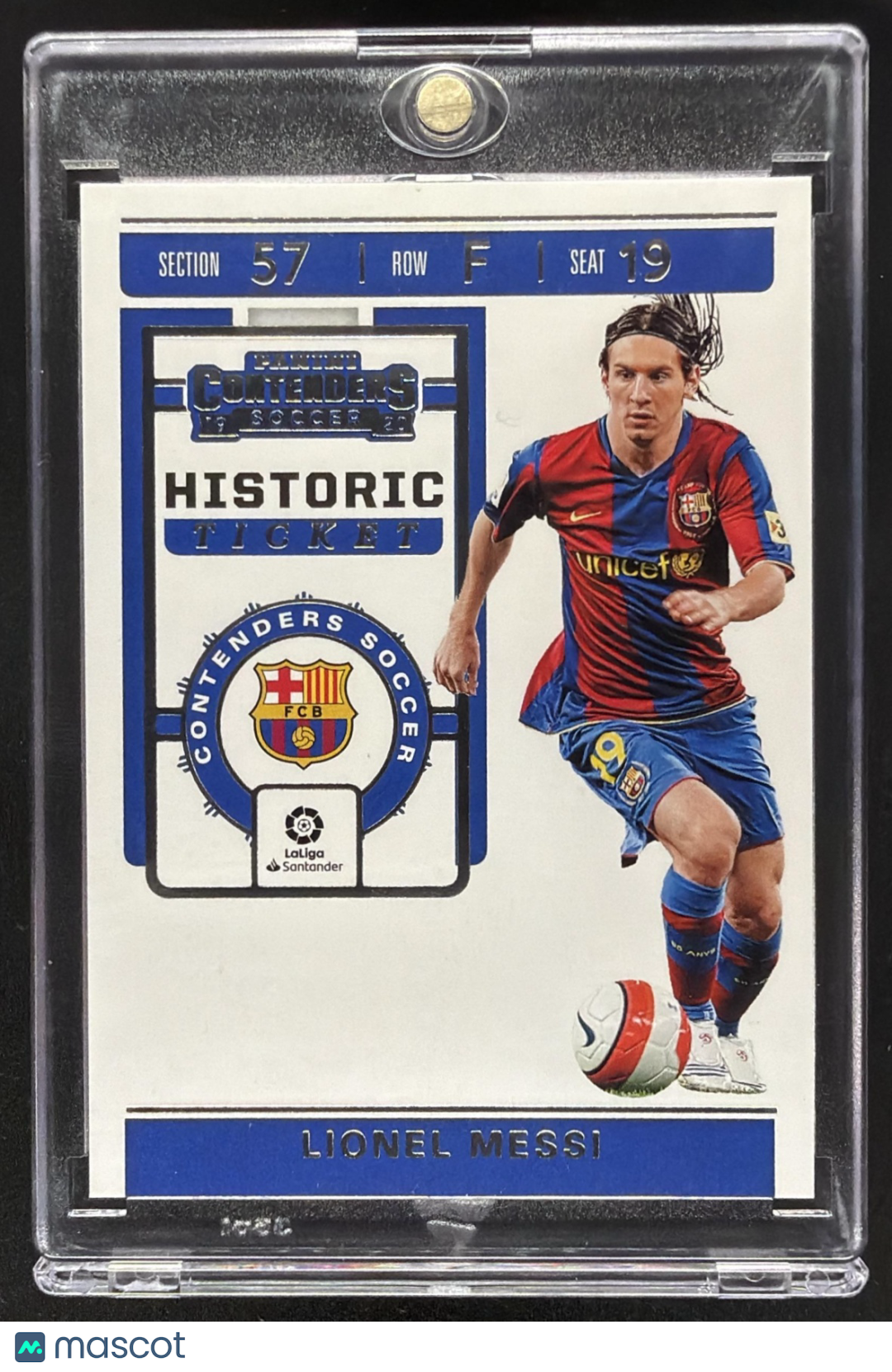 2019-20 Chronicles Lionel Messi Contenders Historic Ticket