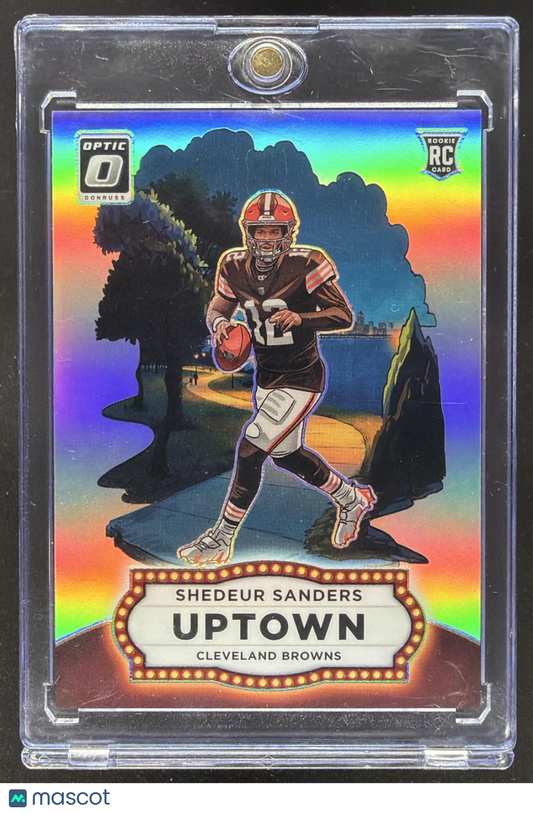 2025 Panini Donruss Optic Shedeur Sanders #18 Uptown RC